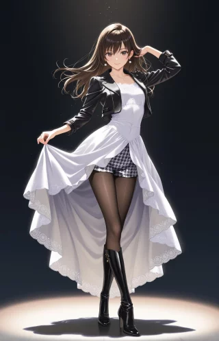 Leather Jacket Dress