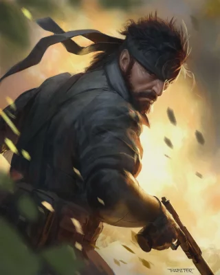 METAL GEAR SOLID Δ: SNAKE EATER — Illustration by Rafater