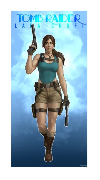 Tomb Raider. Fan Art by me.