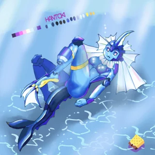 Metal vaporeon [OC]