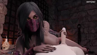 Mileena Handjob (Mileena) (Arti202)