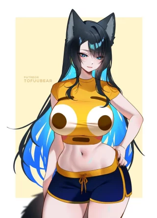 Too big for her clothes...