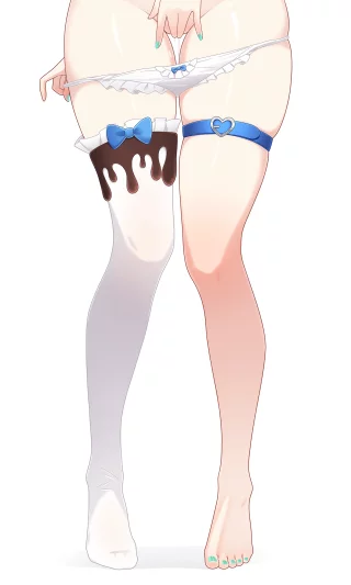 Mint\'s legs [Indie VTuber]