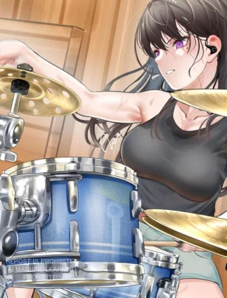 Taki going hard [BanG Dream!] (noir2more)