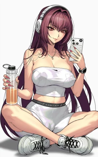 Sporty Sitting Scathach [Fate]