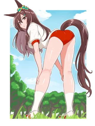 Mejiro Dober Bending Over in Buruma [Umamusume]