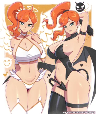 Angel & Devil Sonia (satelyte) [Pokémon]