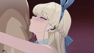 Toki deepthroating (Santiage) [BlueArchive]