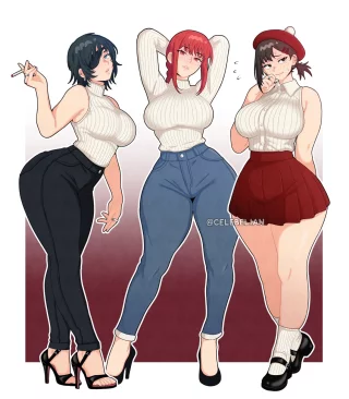 Himeno, Makima, Kobeni (celebelian)