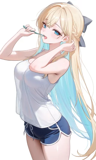 Sonya Brushing Her Teeth (Mumu Muw) [SChan\'s Original]