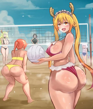 Tohru wants to play volleyball with you 🏐