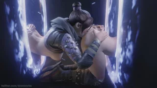 Wraith definitely knows how to use her power... [Apex Legends] (dzooworks)