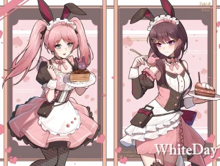 Bunny Maids Anon and Taki [BanG Dream!] (unique)