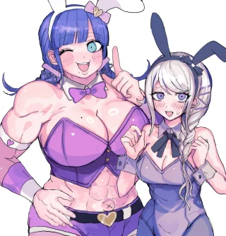 Moko and Nozomi [The Hundred Line] (大橋なると)
