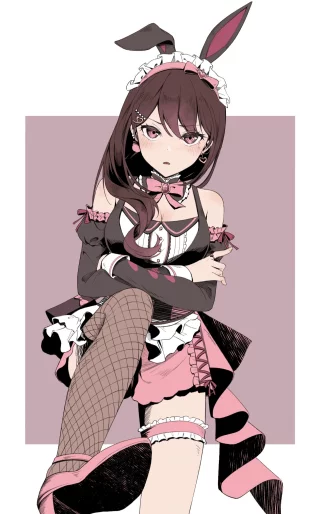 Blushing Bunny Taki [It\'s MyGO!!!!!] (gooseprince21)
