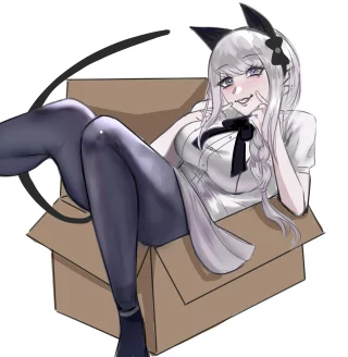 Nozomi doesn’t fits, but still she sits [The Hundred Line] (distortedsnake)