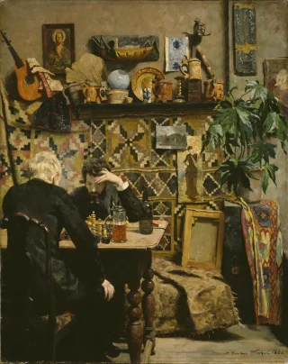 Chess Players by Gustav Wentzel [1886]