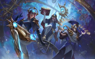 League of Legends Wild Rift Stargazer key art by Anna Podedworna