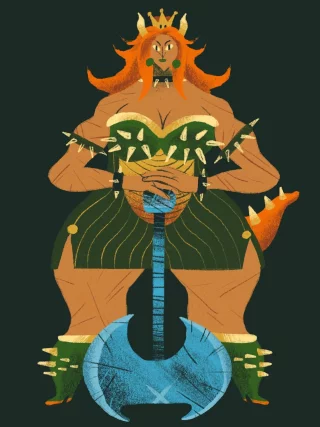 Bowsette by Scott Balmer