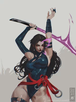 Psylocke by Luceat