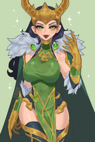 Lady Loki (drawn by me)