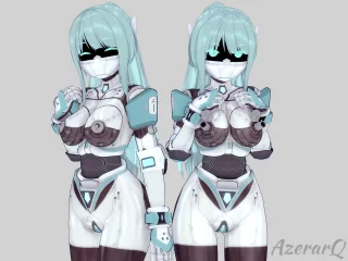 Robo Girl OC I\'m working on (Azerarq)