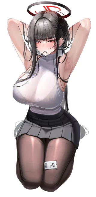Rio tying her hair up (hsxxx/GOONSSO)