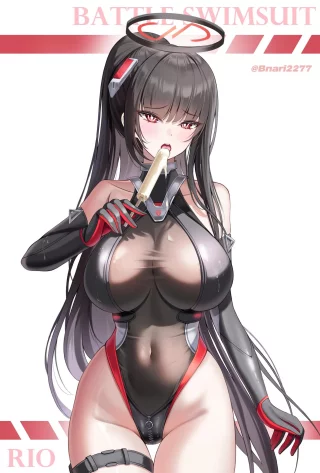 Rio eats popsicle (BNARI / Bnari2277)