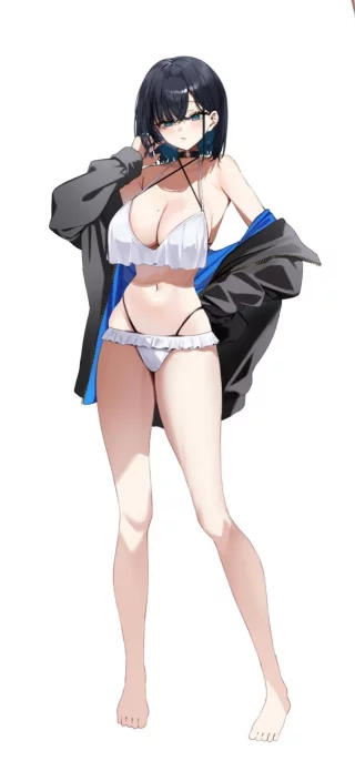 White Swimsuit [Artist\'s Original]
