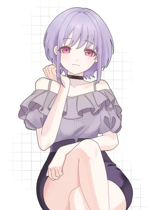 Nyamu staring [BanG Dream!] (Non_k02)