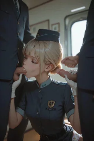 Cabin Crew Slut Double Penetrated Raw (audio)