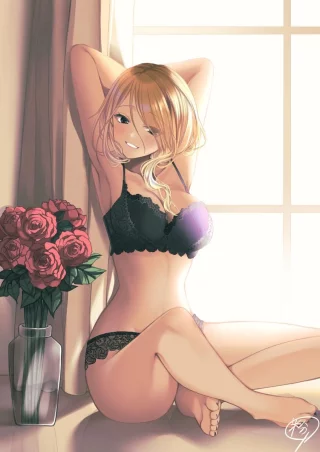 Izumi posing