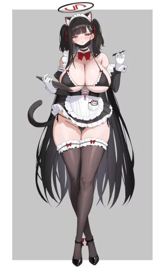 Neko Maid Rio [Blue Archive]