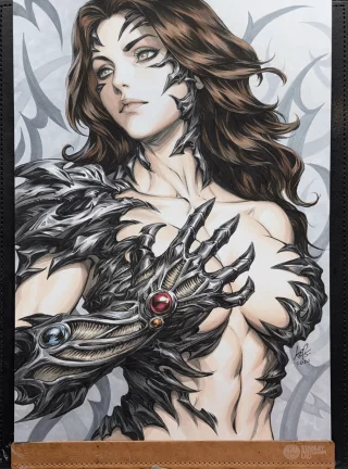 Living armor which gropes her (Artgerm) [Witchblade]