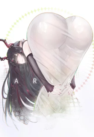 Zhuang Fangyi makes a heart using her body [@nuna_aria]