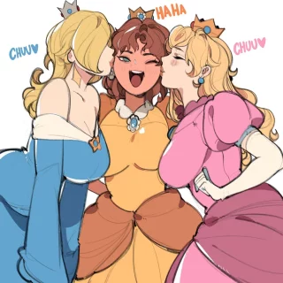 Rosalina, Daisy & Peach (Momoru)