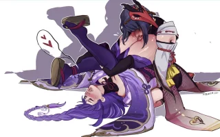 Raiden x Kujou Sara [Genshin Impact] (erosyiren)