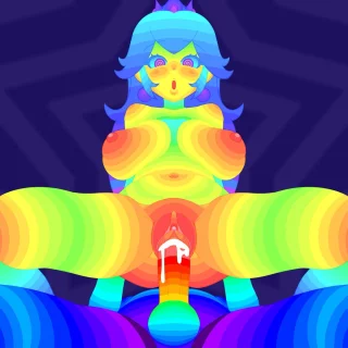 Cumming with Peach in Thermal vision (myt_626)