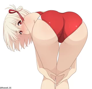 Chisato heart pose [Lycoris Recoil] (Roswell)
