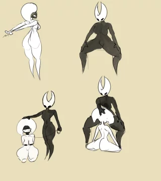 MORE GAY BUGS (Lace x Hornet sketches)