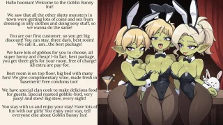 Welcum to da Goblin Bunny Inn! [fantasy] [multiple girls] [playboy bunny outfits] [hospitality]
