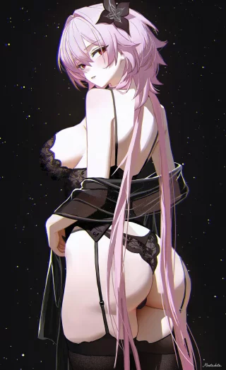 Evernight in lingerie