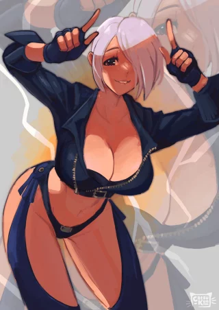 Angel [King of Fighters] (@Catsukun_)