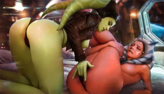 Ahsoka and Hera Syndulla [Star Wars] (demonlorddante)