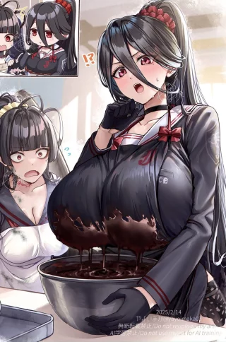 Hasumi’s “Chocolate Milk” [Blue Archive] (@yayoimaka03)