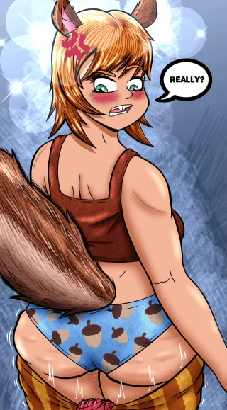 Pantsing Squirrel Girl (UpsideDownComics)