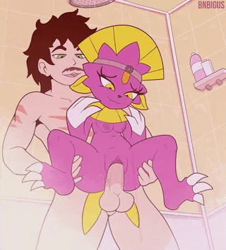 Giving Shiny Weavile an Egg.(bnbigus)