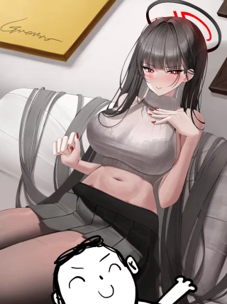 Rio gives lap pillow to Sensei (GoonSSO / GOONSSO)