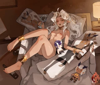 Passed out drunk [Original] (yeougui)