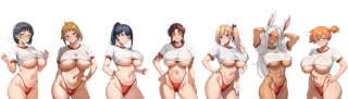 Adult women fetish gym class